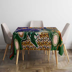 Indigenous Naidoc Week 2025 Tablecloth Aboriginal and Torres Strait Islands Dhari Mask