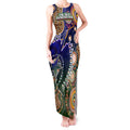 Personalised Indigenous Naidoc Week 2025 Tank Maxi Dress Aboriginal and Torres Strait Islands Dhari Mask