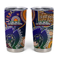 Indigenous Naidoc Week 2025 Tumbler Cup Aboriginal and Torres Strait Islands Dhari Mask