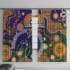 Indigenous Naidoc Week 2025 Window Curtain Aboriginal and Torres Strait Islands Dhari Mask