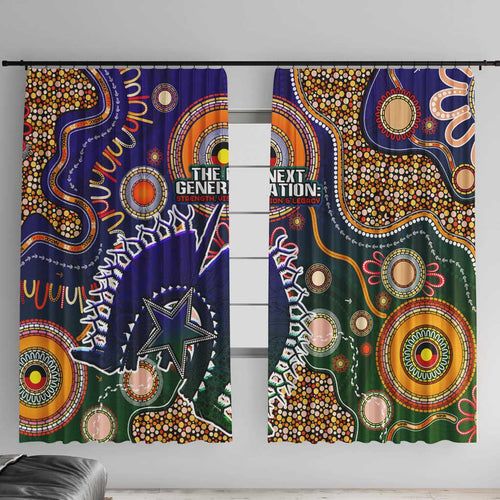 Indigenous Naidoc Week 2025 Window Curtain Aboriginal and Torres Strait Islands Dhari Mask