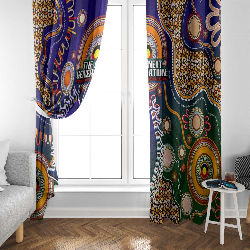 Indigenous Naidoc Week 2025 Window Curtain Aboriginal and Torres Strait Islands Dhari Mask