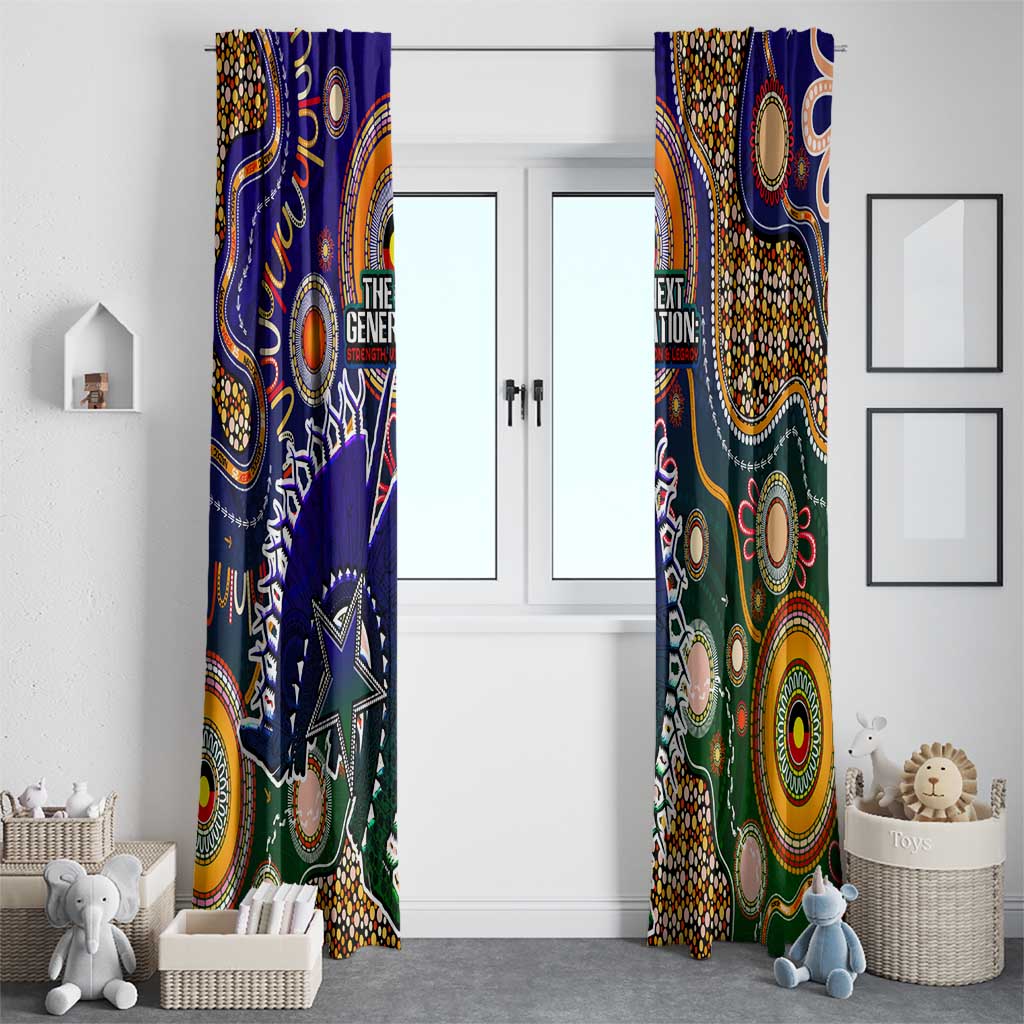Indigenous Naidoc Week 2025 Window Curtain Aboriginal and Torres Strait Islands Dhari Mask