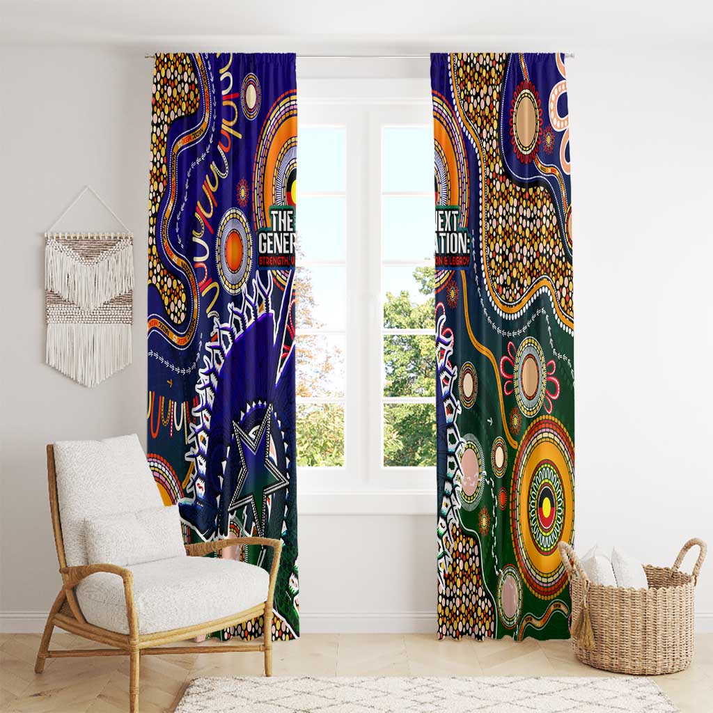 Indigenous Naidoc Week 2025 Window Curtain Aboriginal and Torres Strait Islands Dhari Mask