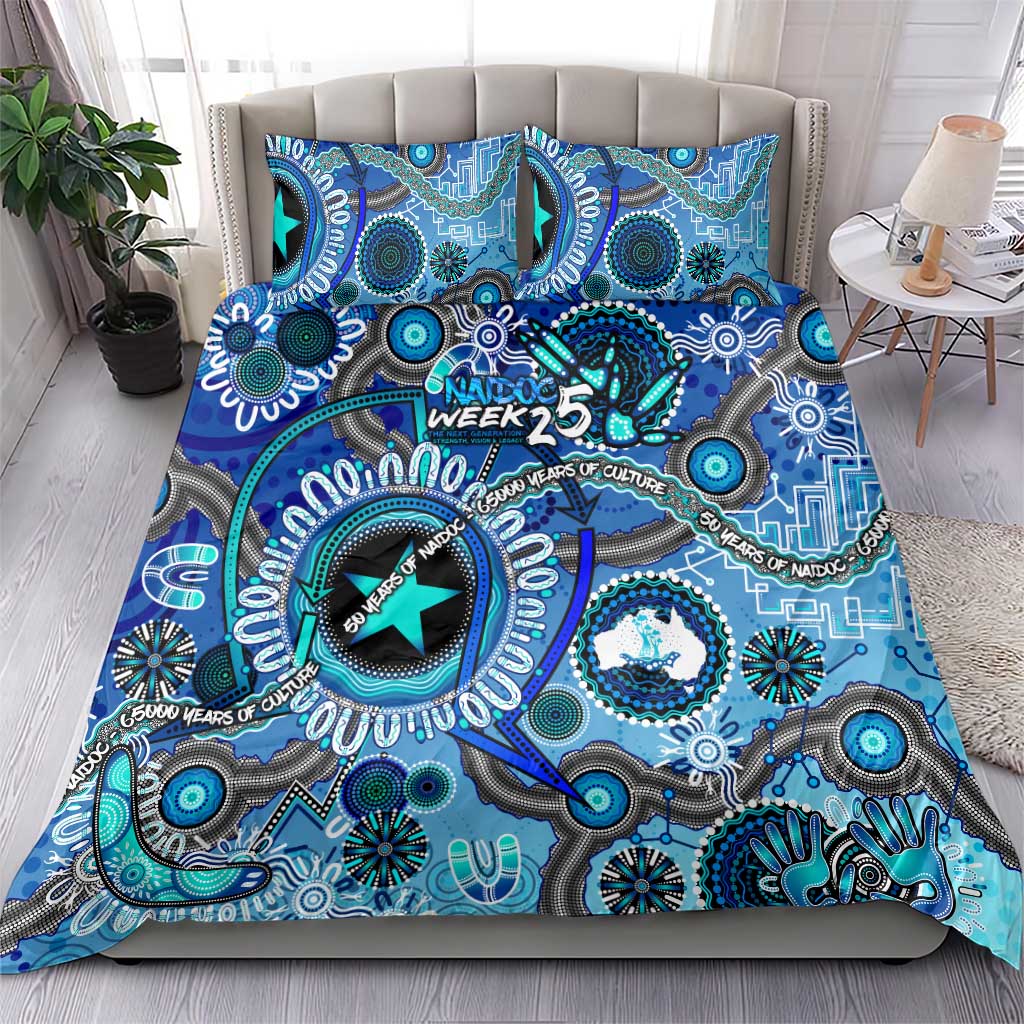 Naidoc 2025 Paint The Future Bedding Set 50 Years of Naidoc - Aboriginal Art
