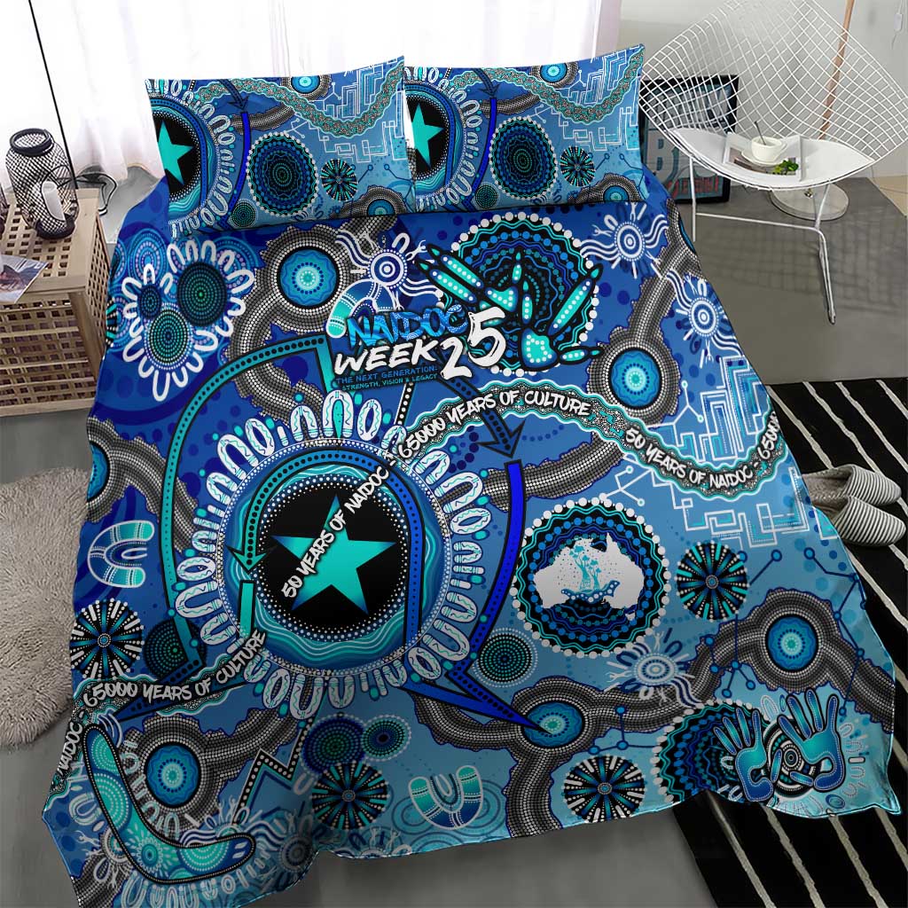 Naidoc 2025 Paint The Future Bedding Set 50 Years of Naidoc - Aboriginal Art