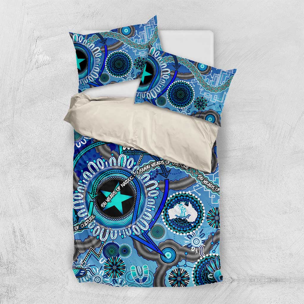 Naidoc 2025 Paint The Future Bedding Set 50 Years of Naidoc - Aboriginal Art