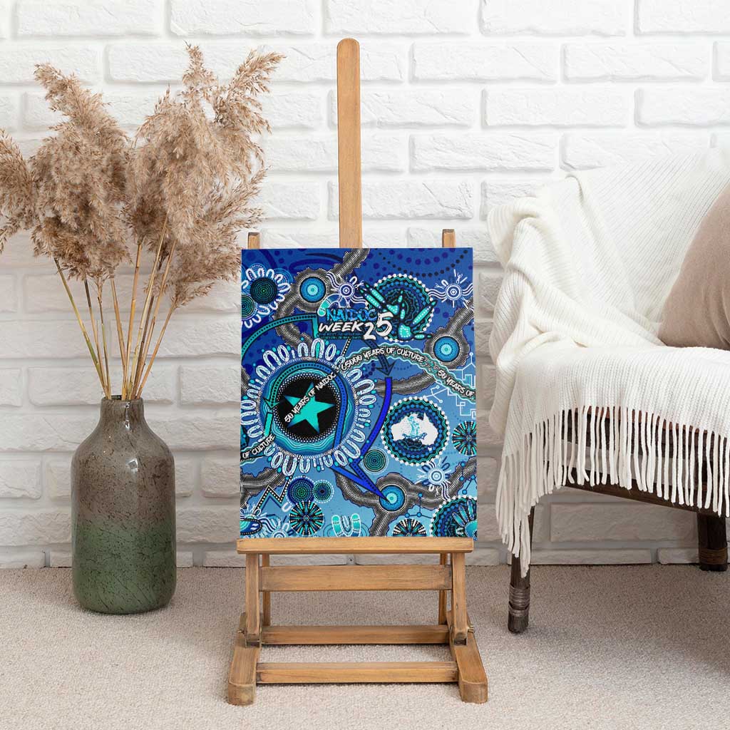 Naidoc 2025 Paint The Future Canvas Wall Art 50 Years of Naidoc - Aboriginal Art