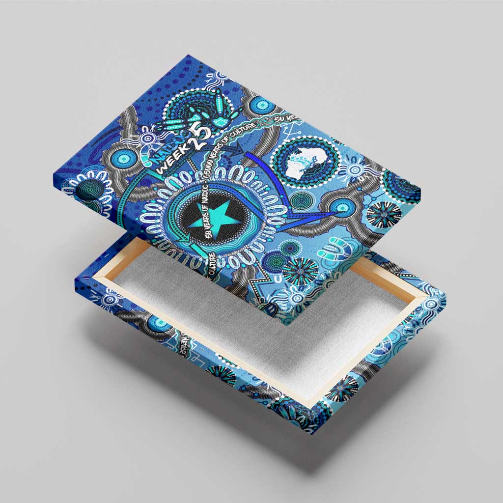 Naidoc 2025 Paint The Future Canvas Wall Art 50 Years of Naidoc - Aboriginal Art