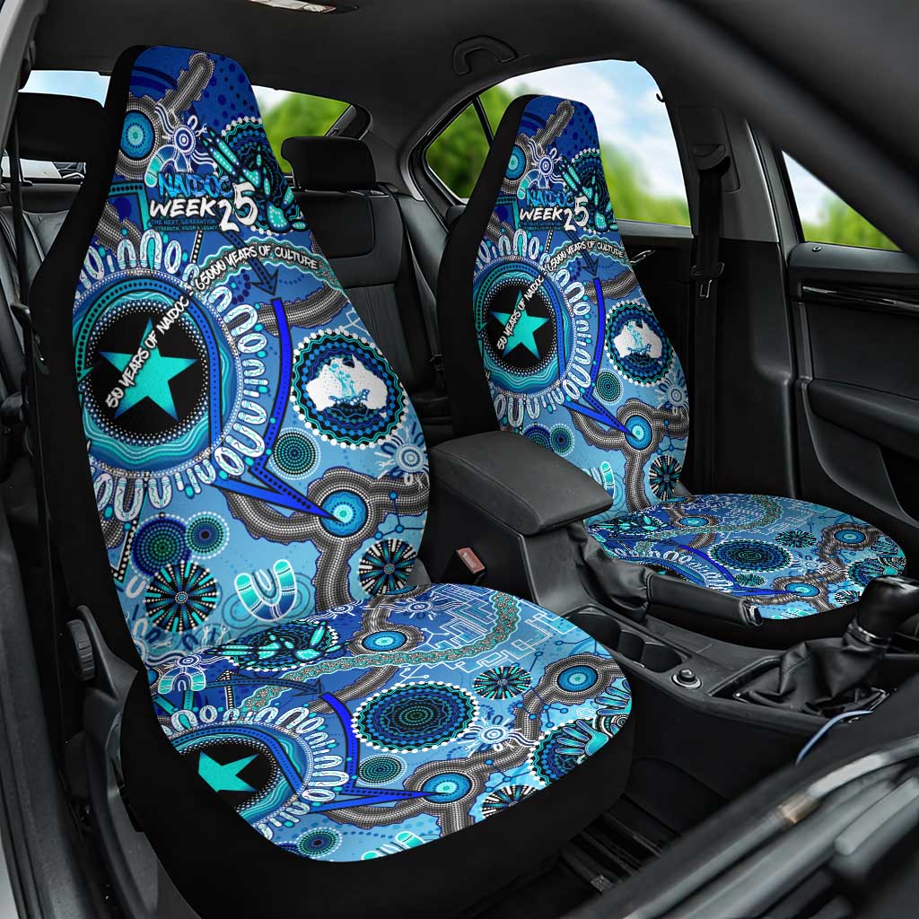 Naidoc 2025 Paint The Future Car Seat Cover 50 Years of Naidoc - Aboriginal Art