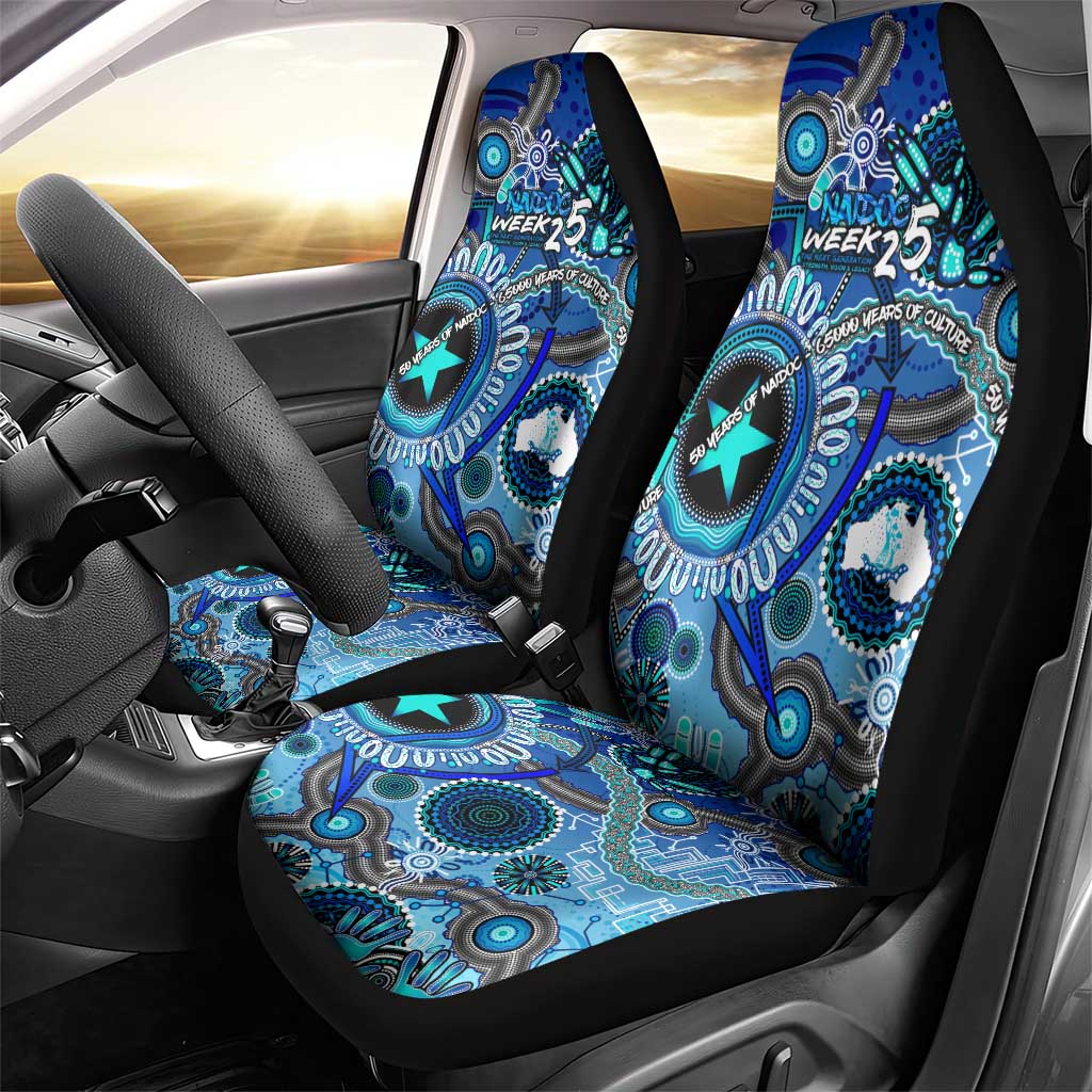 Naidoc 2025 Paint The Future Car Seat Cover 50 Years of Naidoc - Aboriginal Art