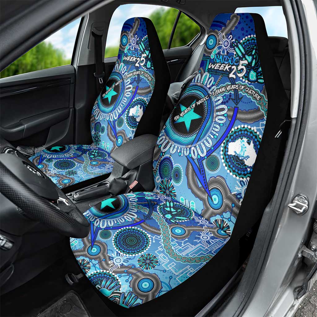 Naidoc 2025 Paint The Future Car Seat Cover 50 Years of Naidoc - Aboriginal Art