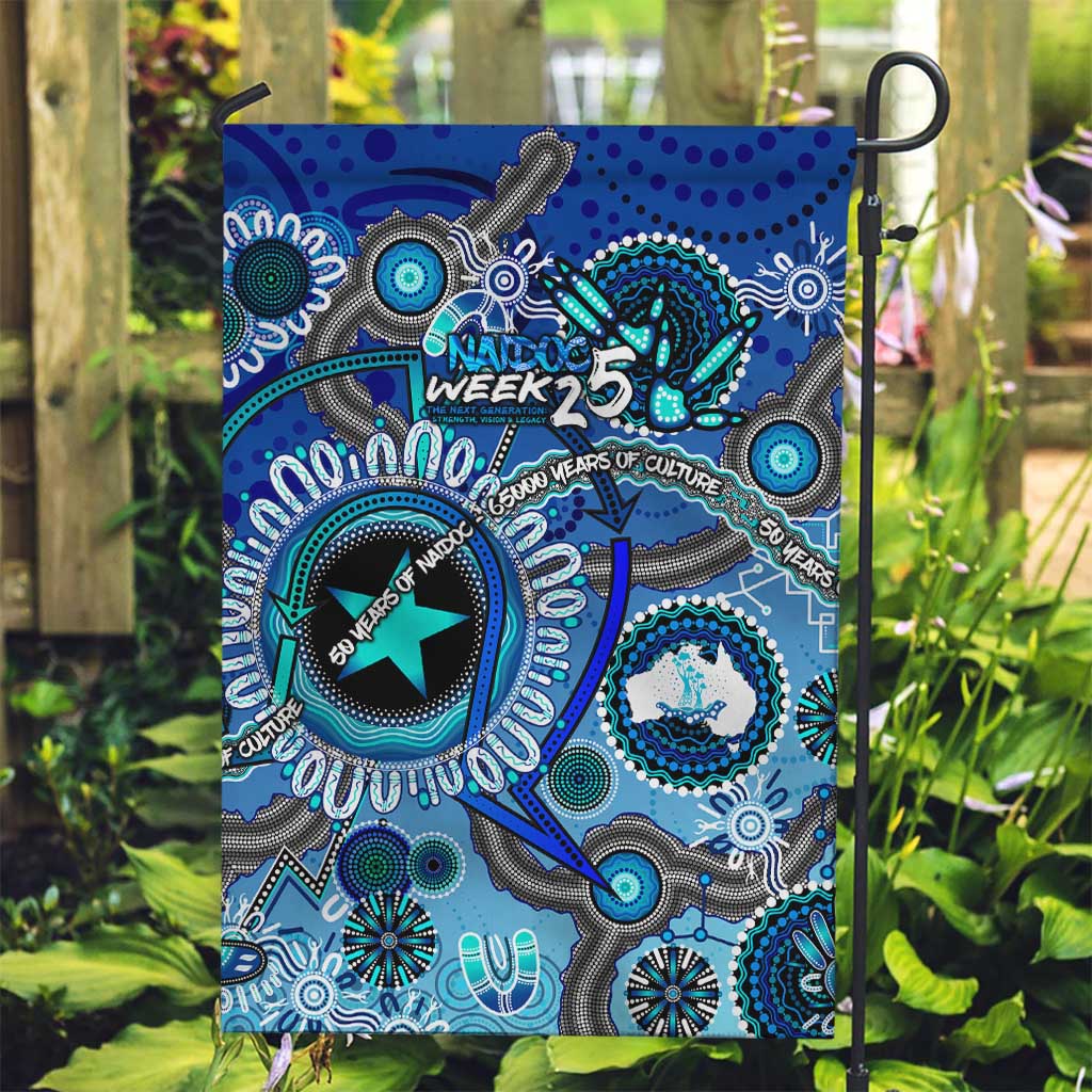 Naidoc 2025 Paint The Future Garden Flag 50 Years of Naidoc - Aboriginal Art