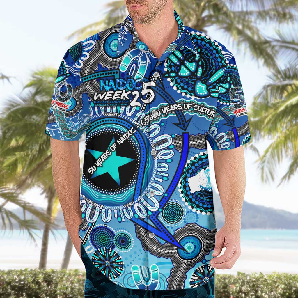 Personalised Naidoc 2025 Paint The Future Hawaiian Shirt 50 Years of Naidoc - Aboriginal Art