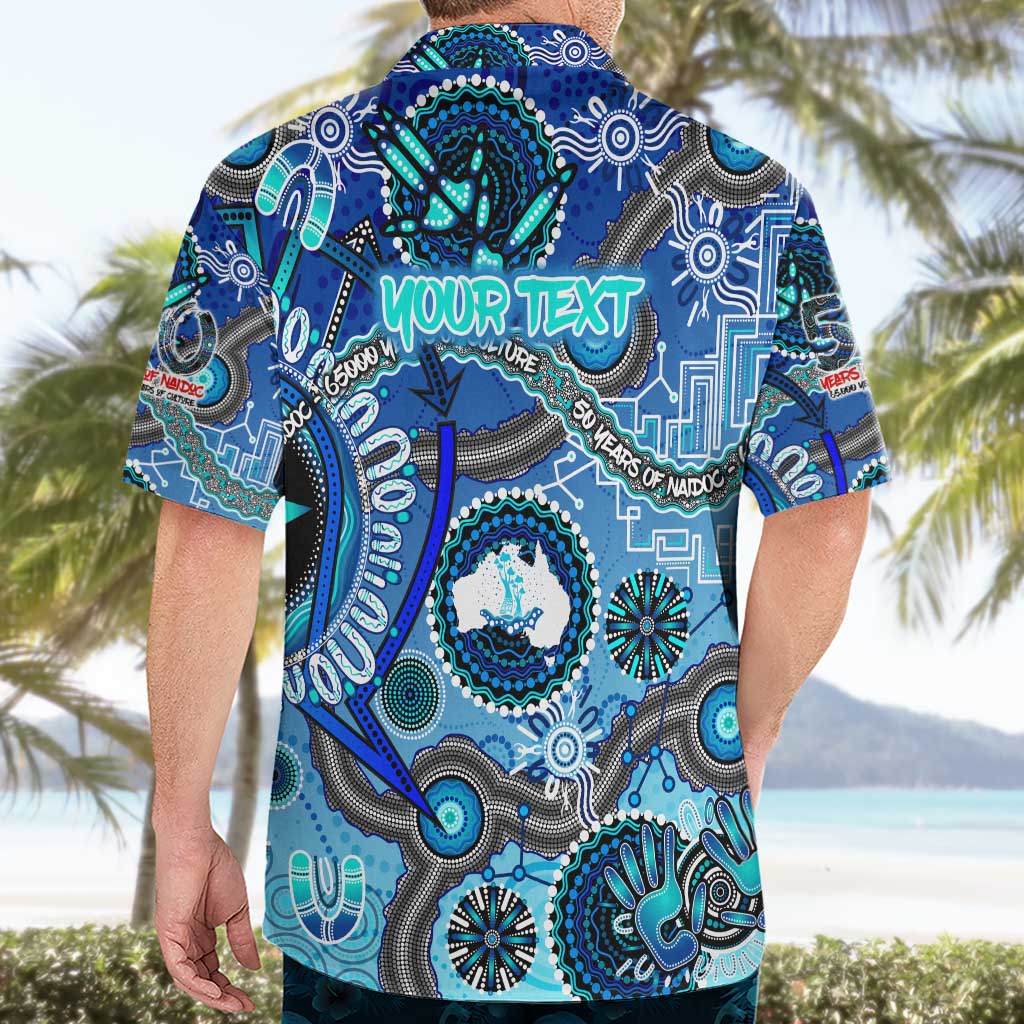 Personalised Naidoc 2025 Paint The Future Hawaiian Shirt 50 Years of Naidoc - Aboriginal Art