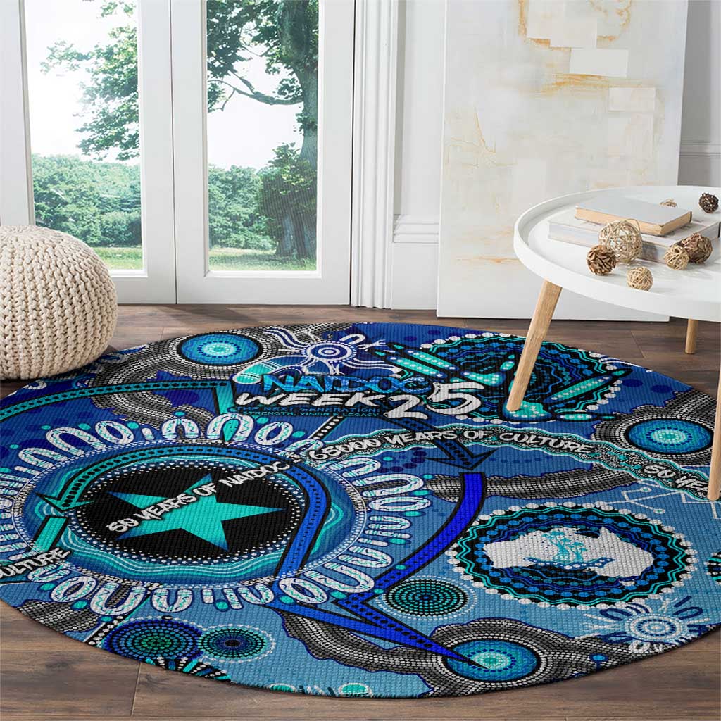 Naidoc 2025 Paint The Future Round Carpet 50 Years of Naidoc - Aboriginal Art