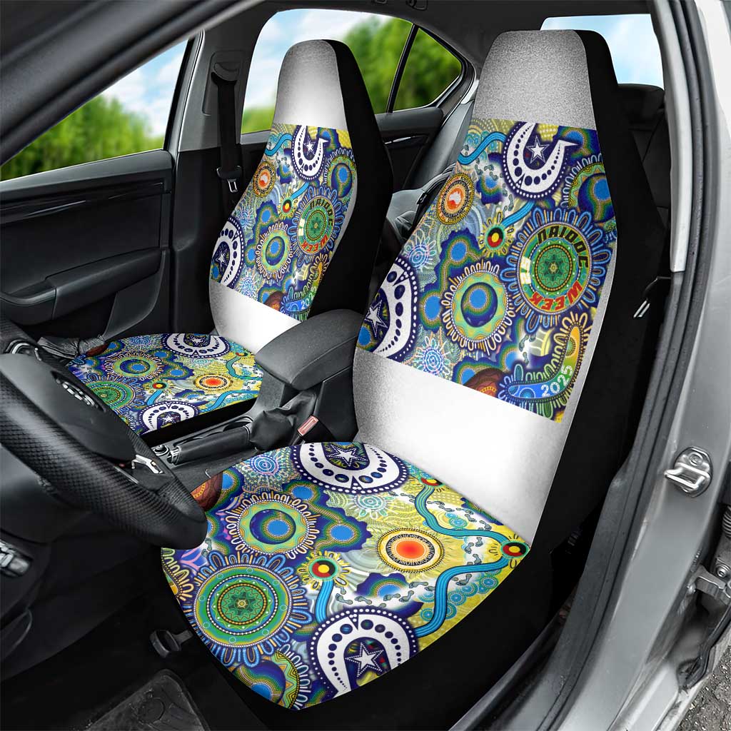 Naidoc Week 2025 Echo Australia Car Seat Cover Aboriginal Dots Painting Dhari Mask