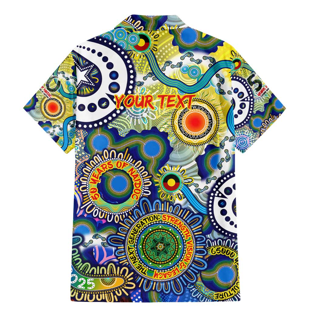 Personalised Naidoc Week 2025 Echo Australia Family Matching Mermaid Dress and Hawaiian Shirt Aboriginal Dots Painting Dhari Mask