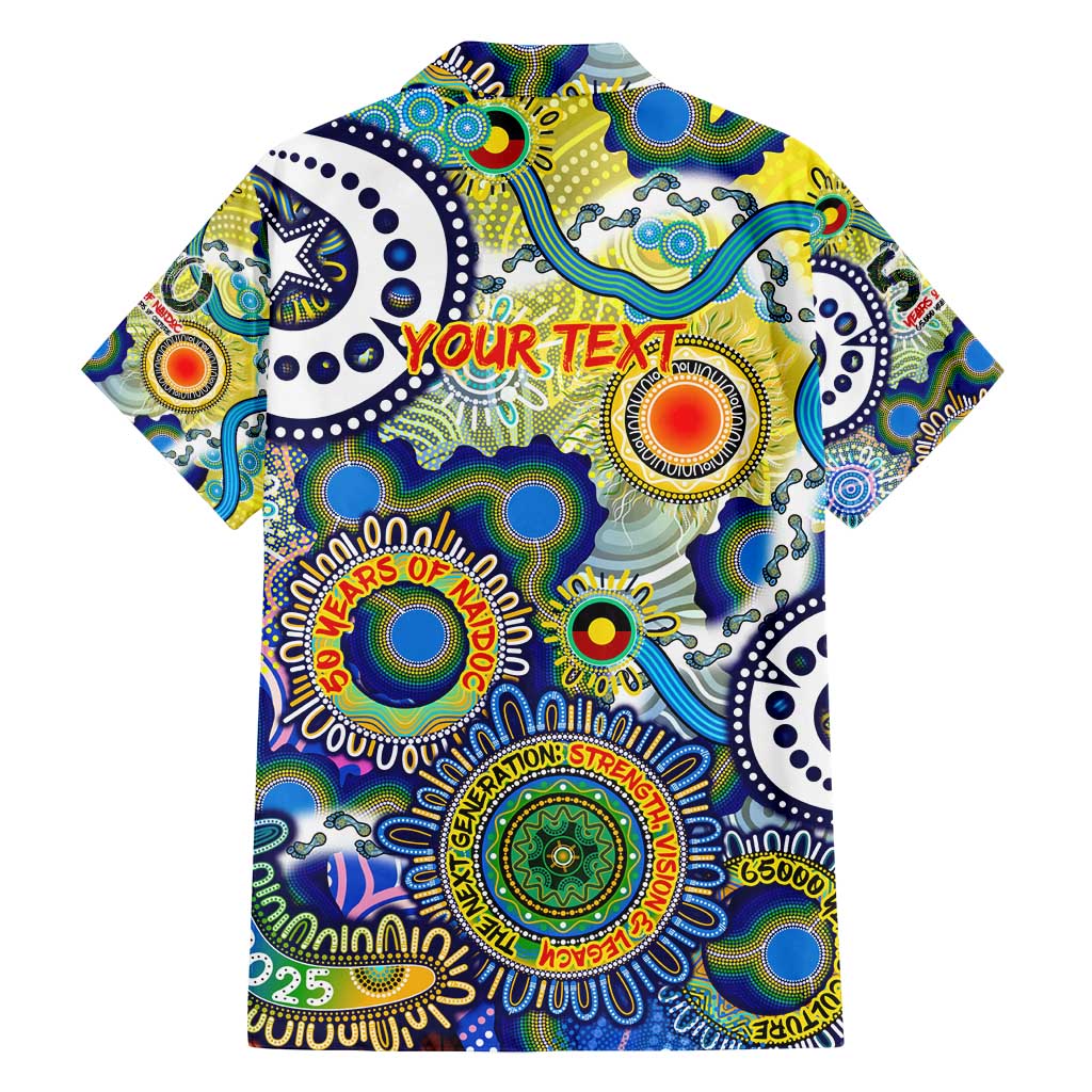 Personalised Naidoc Week 2025 Echo Australia Family Matching Tank Maxi Dress and Hawaiian Shirt Aboriginal Dots Painting Dhari Mask