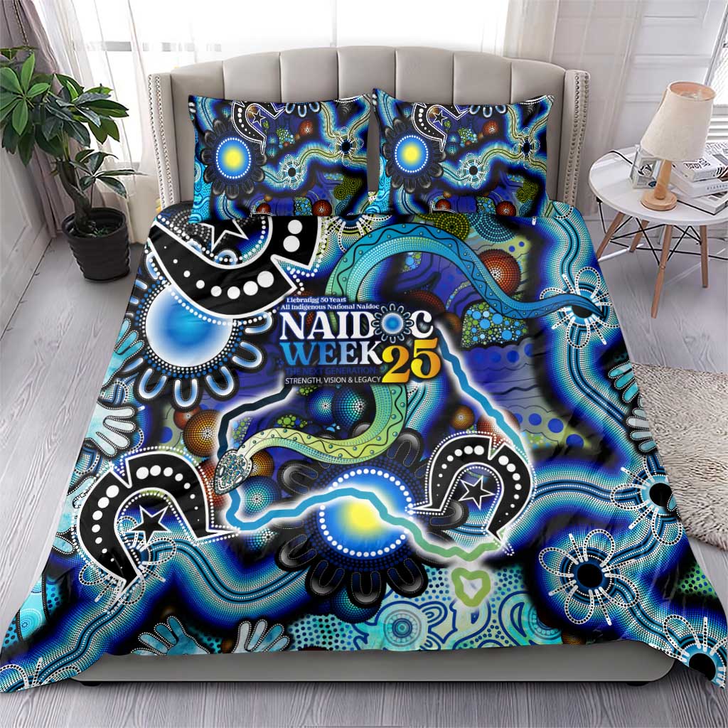 Carved in Culture Naidoc Week 2025 Bedding Set Aboriginal Indigenous Art