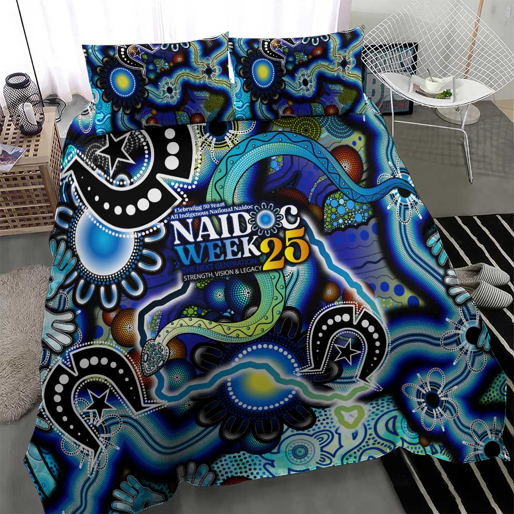 Carved in Culture Naidoc Week 2025 Bedding Set Aboriginal Indigenous Art