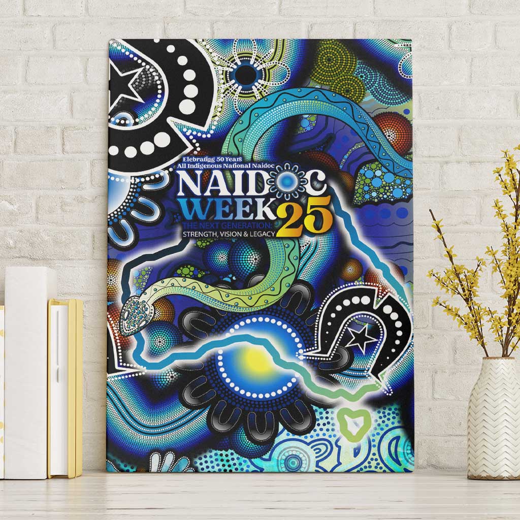 Carved in Culture Naidoc Week 2025 Canvas Wall Art Aboriginal Indigenous Art
