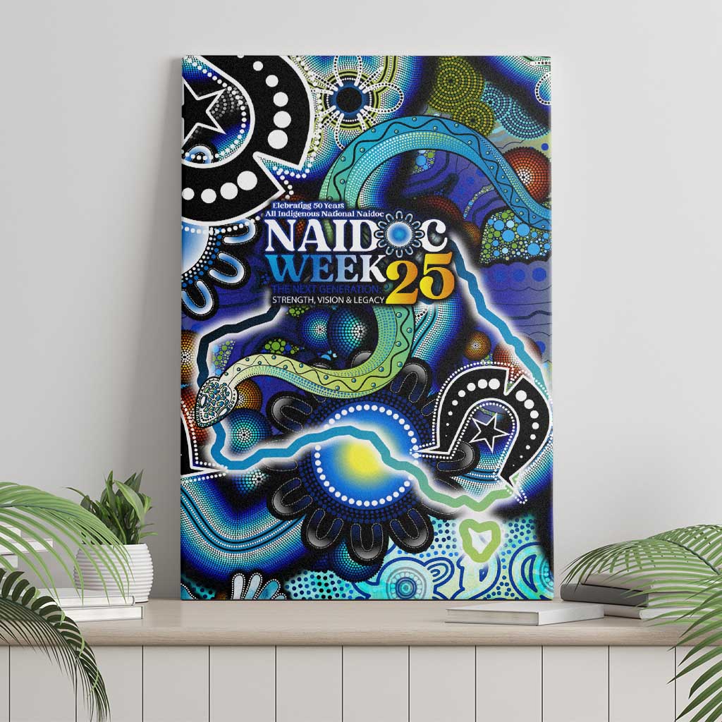 Carved in Culture Naidoc Week 2025 Canvas Wall Art Aboriginal Indigenous Art