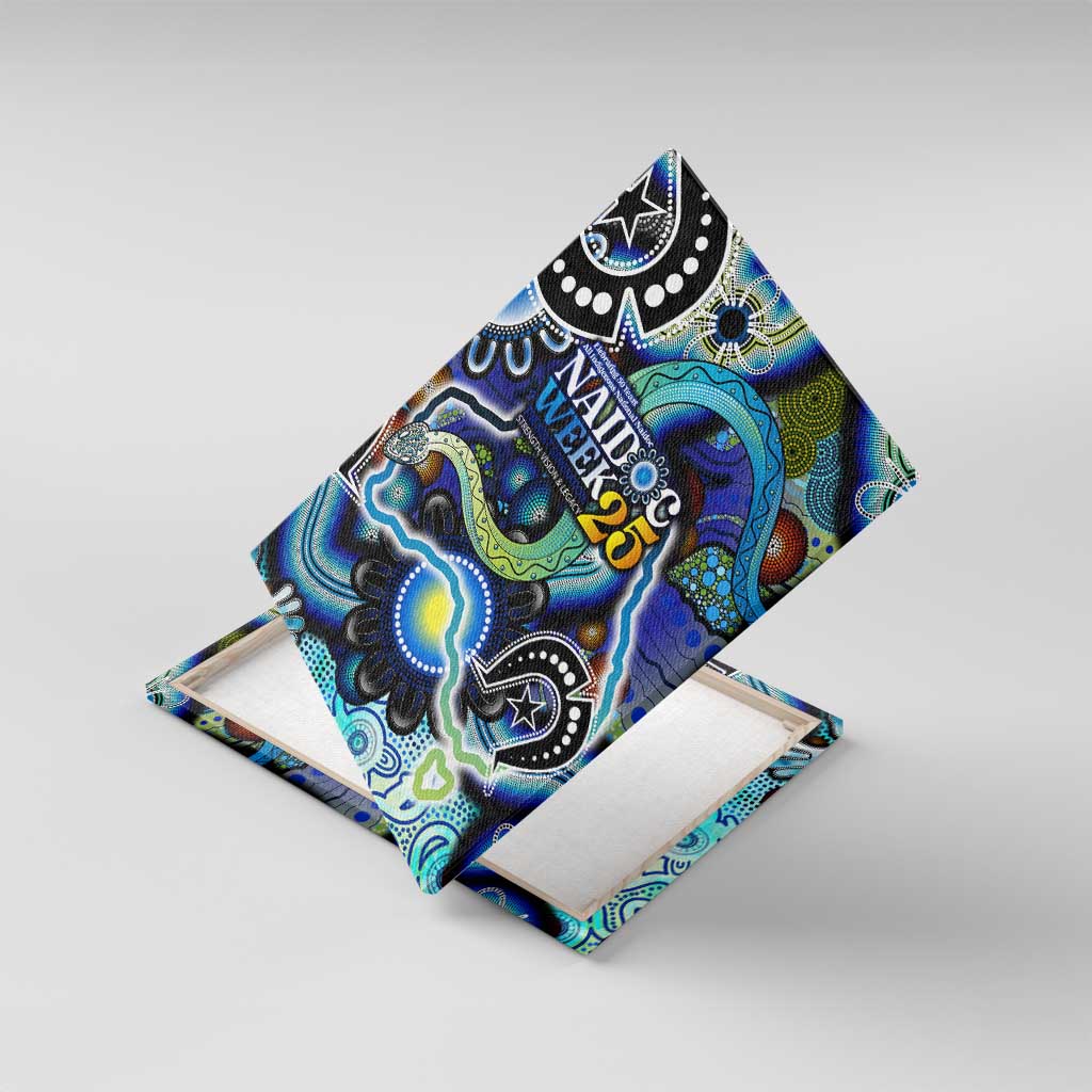 Carved in Culture Naidoc Week 2025 Canvas Wall Art Aboriginal Indigenous Art