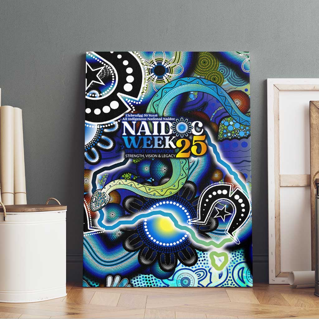 Carved in Culture Naidoc Week 2025 Canvas Wall Art Aboriginal Indigenous Art