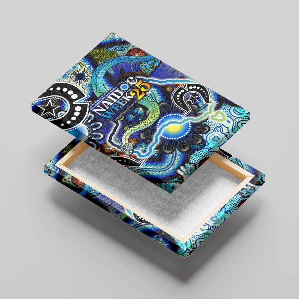 Carved in Culture Naidoc Week 2025 Canvas Wall Art Aboriginal Indigenous Art