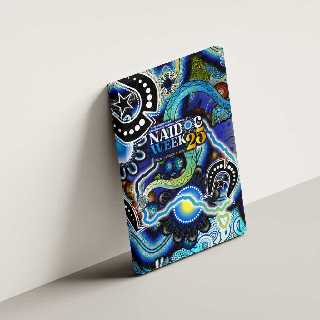 Carved in Culture Naidoc Week 2025 Canvas Wall Art Aboriginal Indigenous Art