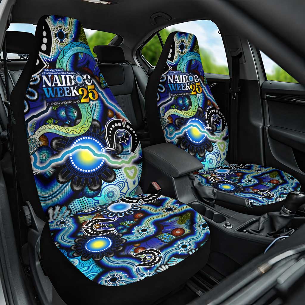 Carved in Culture Naidoc Week 2025 Car Seat Cover Aboriginal Indigenous Art