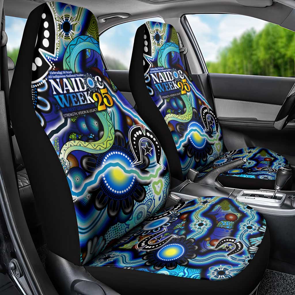 Carved in Culture Naidoc Week 2025 Car Seat Cover Aboriginal Indigenous Art
