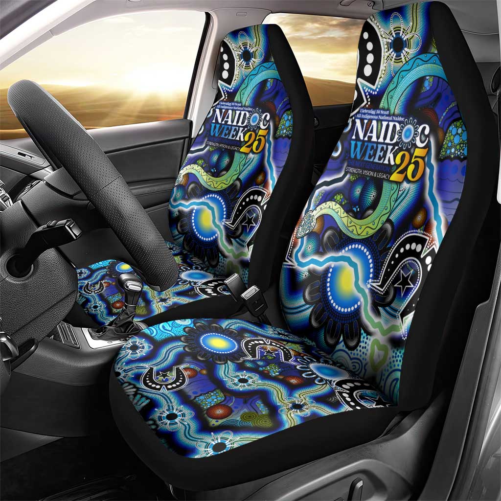 Carved in Culture Naidoc Week 2025 Car Seat Cover Aboriginal Indigenous Art