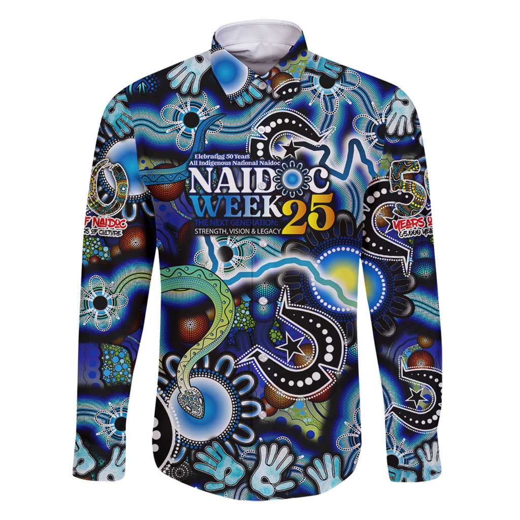 Personalised Carved in Culture Naidoc Week 2025 Family Matching Long Sleeve Bodycon Dress and Hawaiian Shirt Aboriginal Indigenous Art