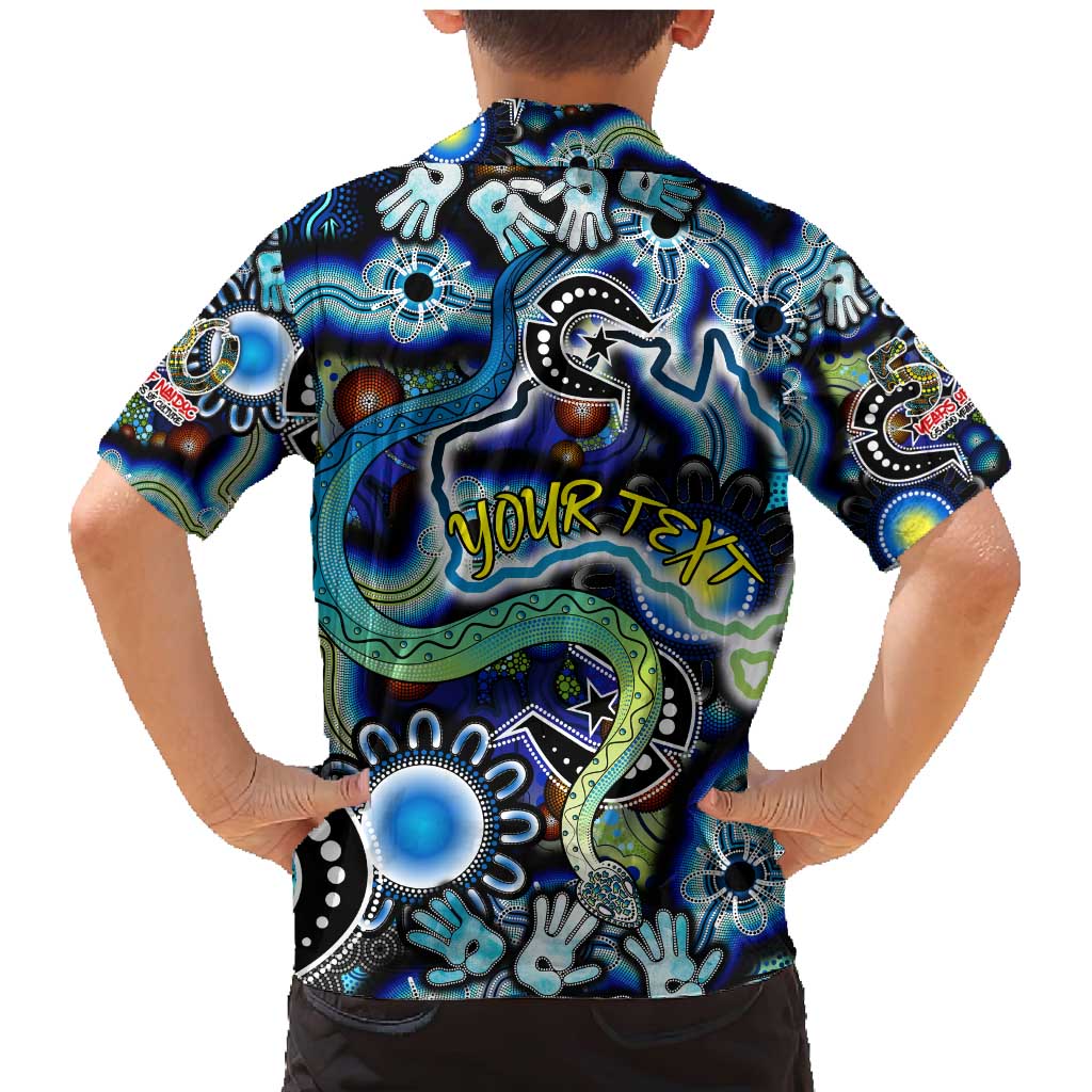 Personalised Carved in Culture Naidoc Week 2025 Family Matching Mermaid Dress and Hawaiian Shirt Aboriginal Indigenous Art