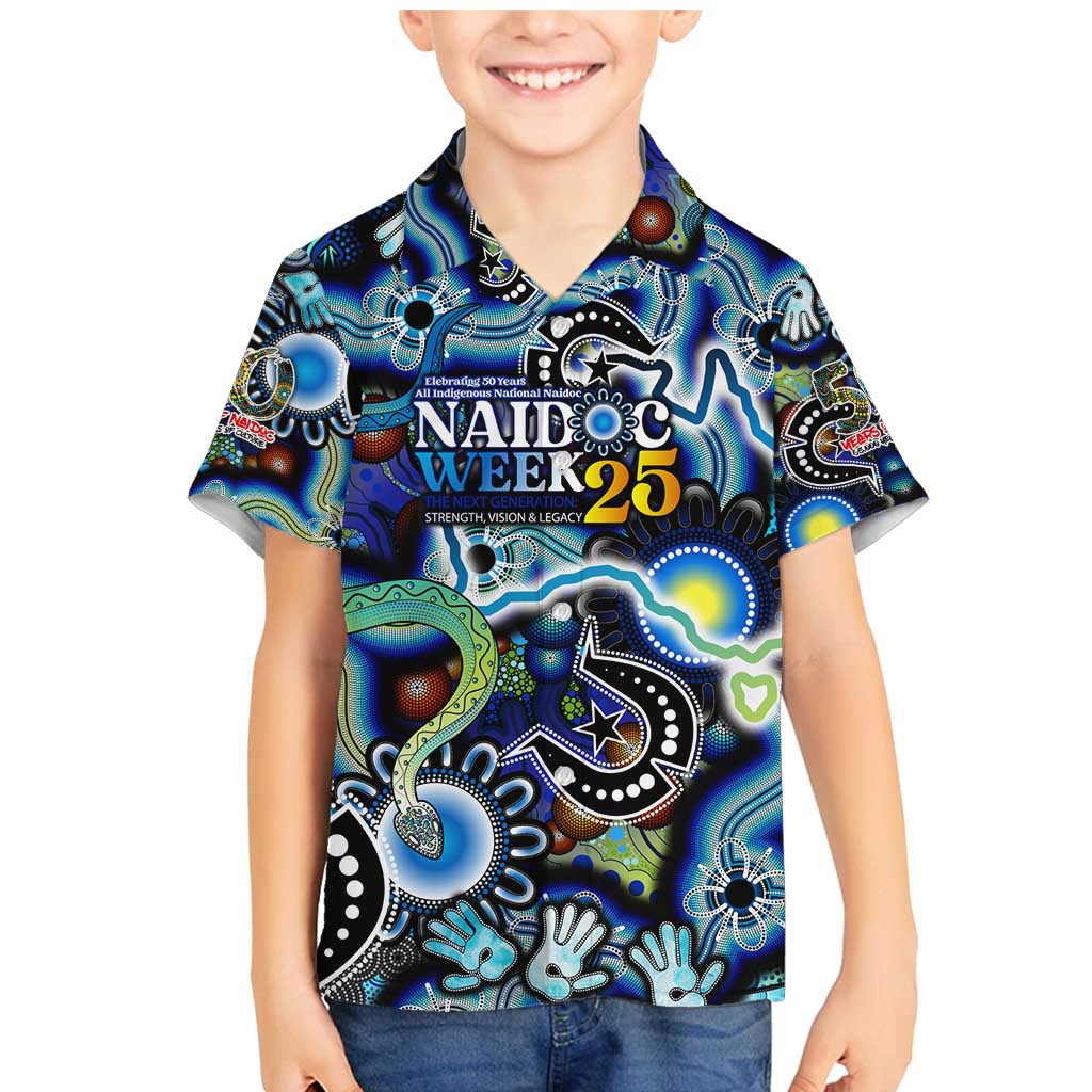 Personalised Carved in Culture Naidoc Week 2025 Family Matching Mermaid Dress and Hawaiian Shirt Aboriginal Indigenous Art