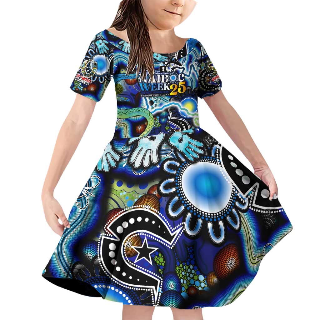 Personalised Carved in Culture Naidoc Week 2025 Family Matching Off Shoulder Short Dress and Hawaiian Shirt Aboriginal Indigenous Art