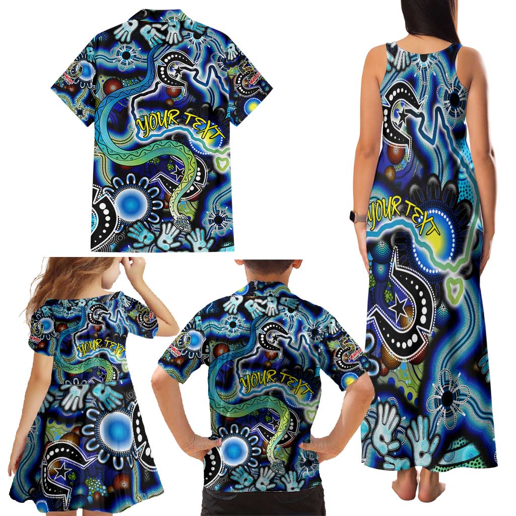Personalised Carved in Culture Naidoc Week 2025 Family Matching Tank Maxi Dress and Hawaiian Shirt Aboriginal Indigenous Art