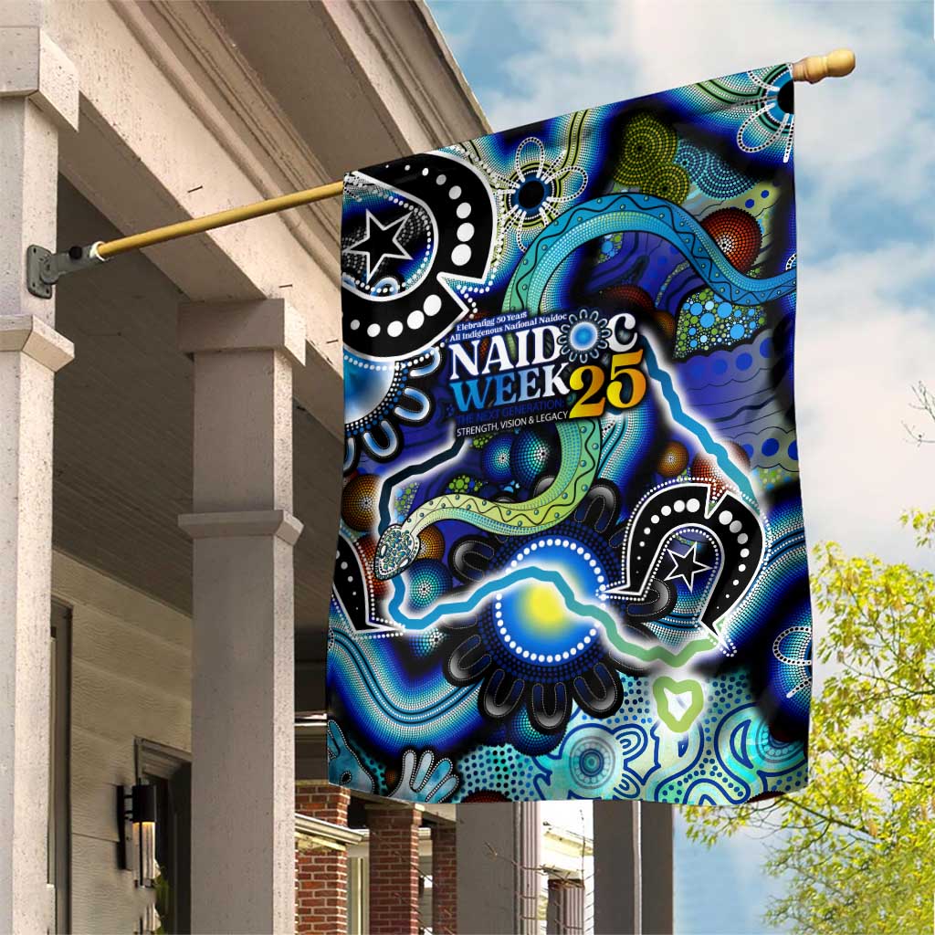 Carved in Culture Naidoc Week 2025 Garden Flag Aboriginal Indigenous Art