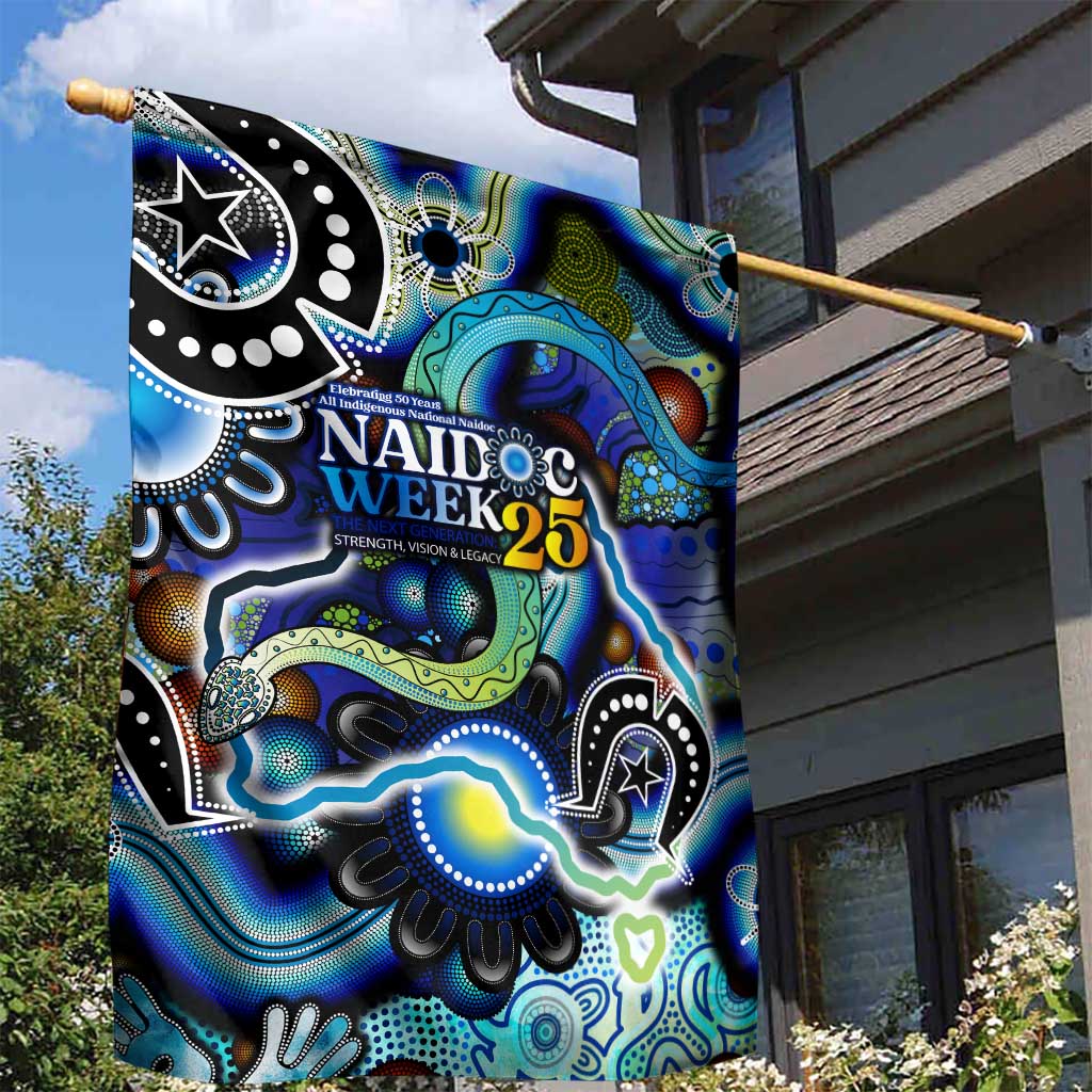 Carved in Culture Naidoc Week 2025 Garden Flag Aboriginal Indigenous Art