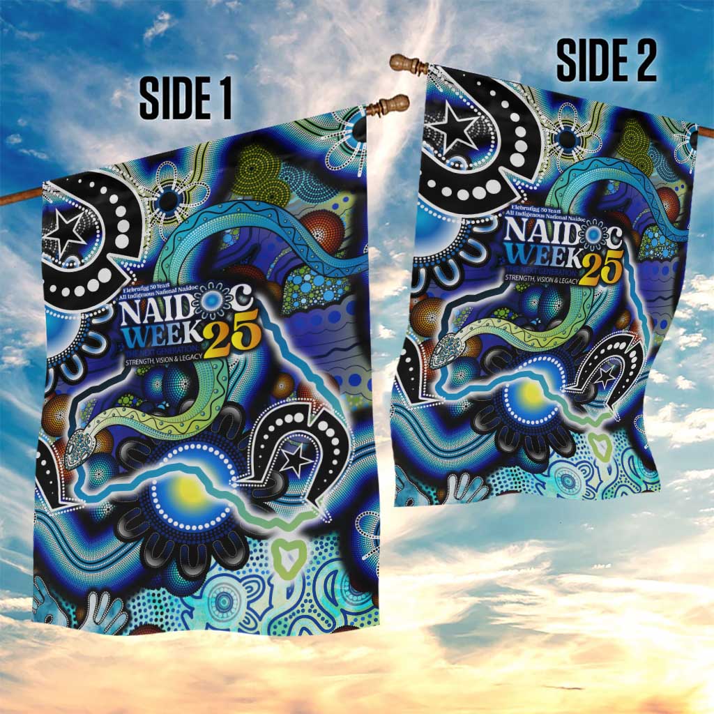 Carved in Culture Naidoc Week 2025 Garden Flag Aboriginal Indigenous Art