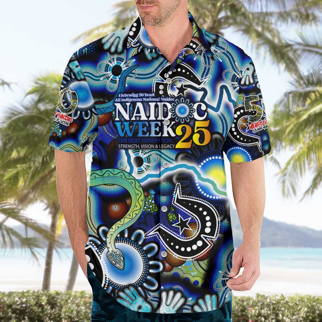 Personalised Carved in Culture Naidoc Week 2025 Hawaiian Shirt Aboriginal Indigenous Art