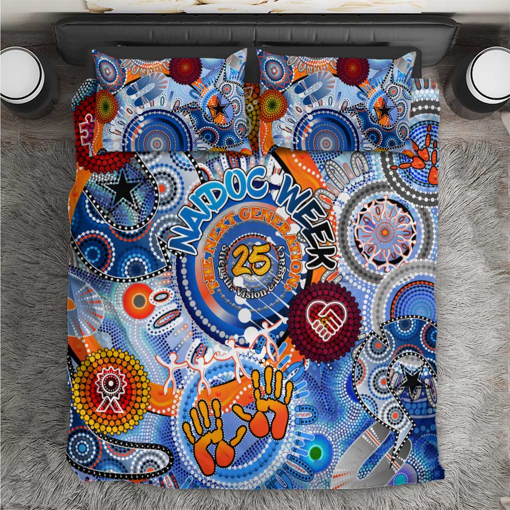 50 Years Of All-Indigenous National NAIDOC 2025 Bedding Set Indigenous Dot Painting, Strength Vision Legacy