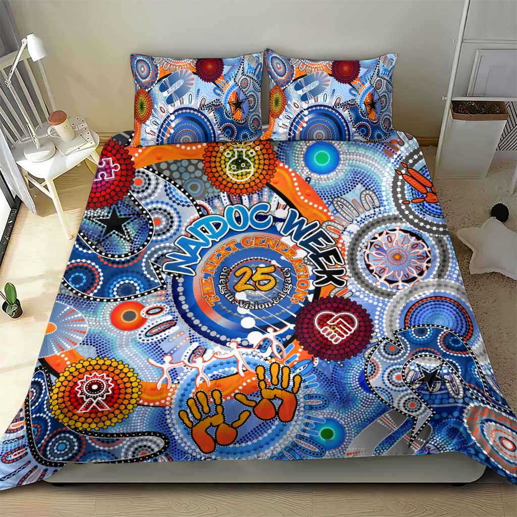 50 Years Of All-Indigenous National NAIDOC 2025 Bedding Set Indigenous Dot Painting, Strength Vision Legacy