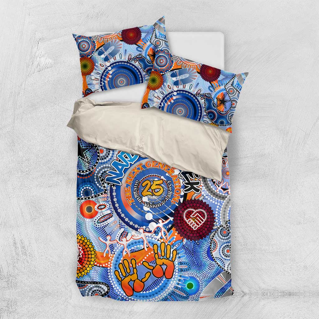 50 Years Of All-Indigenous National NAIDOC 2025 Bedding Set Indigenous Dot Painting, Strength Vision Legacy