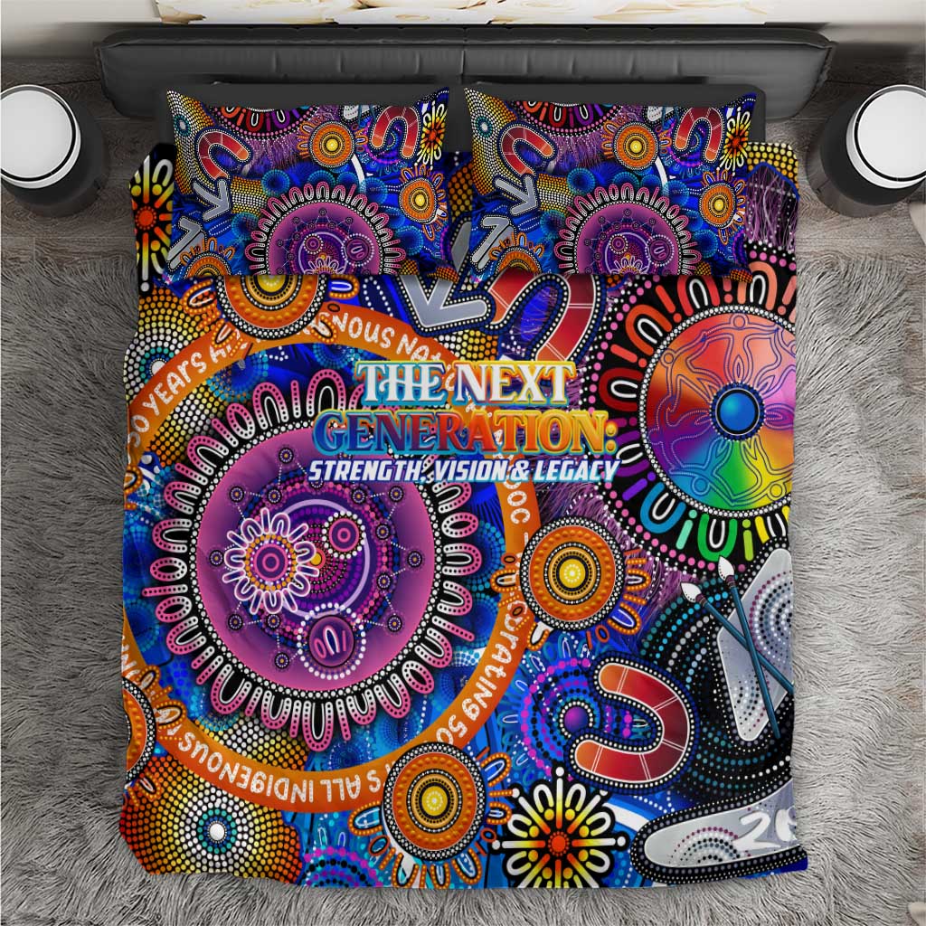 NAIDOC 2025 The Next Generation Bedding Set Celebrating 50 Years Naidoc Aboriginal Colorful