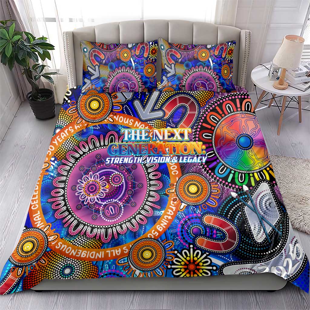 NAIDOC 2025 The Next Generation Bedding Set Celebrating 50 Years Naidoc Aboriginal Colorful