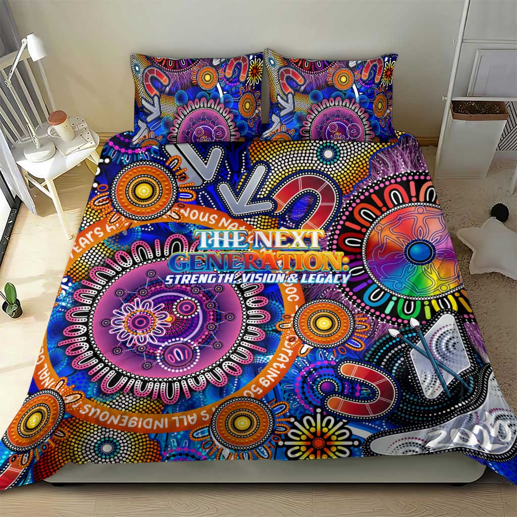 NAIDOC 2025 The Next Generation Bedding Set Celebrating 50 Years Naidoc Aboriginal Colorful
