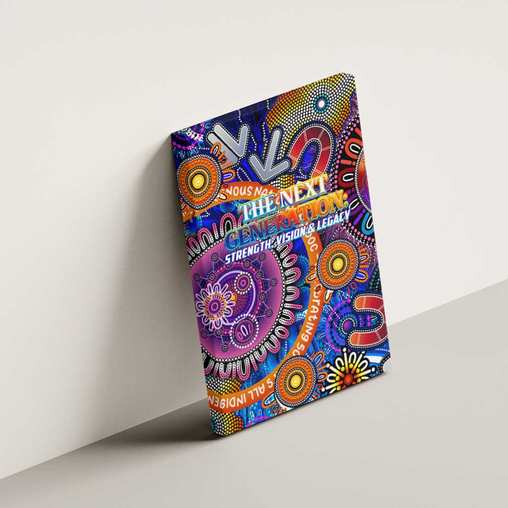 NAIDOC 2025 The Next Generation Canvas Wall Art Celebrating 50 Years Naidoc Aboriginal Colorful